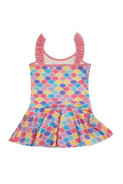 NEOPY Bavarian Ruffle Strap Skirted Girl's Swimsuit 5223