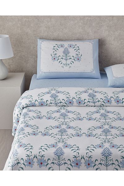 English Home طقم بطبعة نجمة زرقاء بنفسجية مقاس 200×220 سم