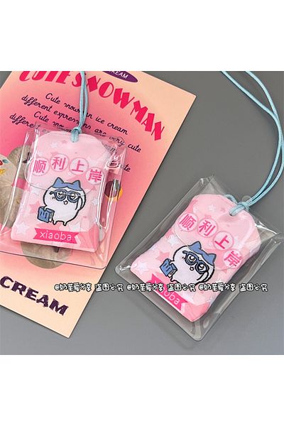 Choice one 2 MINISO Series Chiikawa Embroidered Pendant Kawaii Cute Hachiware Anime Usagi Car Mounted Ping