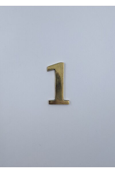 Kalender Döküm Brass Number 6cm Nail No:1