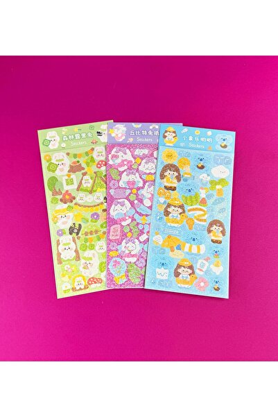 Gift Moda 4'lü Hologramlı Sticker