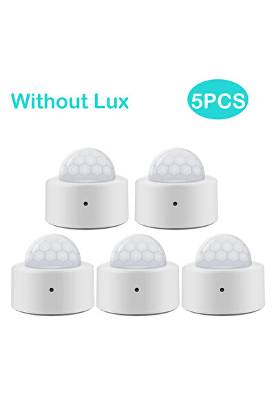 Choice3 بدون إضاءة لوكس، 5 قطع من كاشف الحركة المصغر بتقنية زيجبي 2 في 1 من ه...