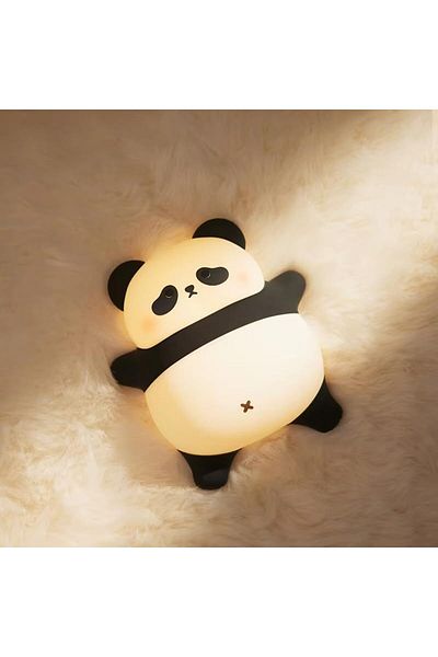 COOYA Panda Night Light,Touch Activated,Three levels Adjustable Brightness,1200mAh battery,30-minute timer