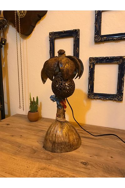 ANTİKA AYAL Wooden Lampshade