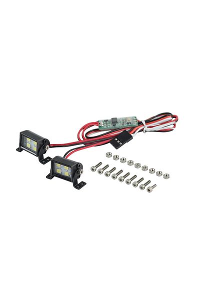 Choice 4 LED 17mm RC Car Super Bright LED Light Bar Roof Lamp CH3 Control for 1/10 RC Crawler Car Axial SCX