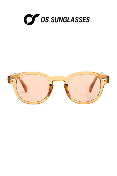 OS Sunglasses Γυαλιά ηλίου Berlin premium honey, προστασία UV 400, ροζ χρώμα,...