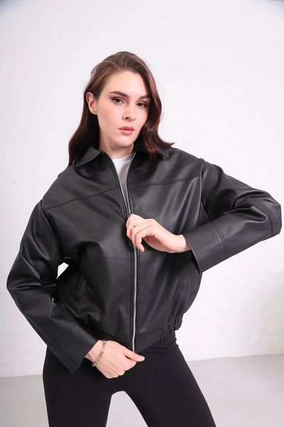 festivalya New Season Unisex Bomber Leather Jacket