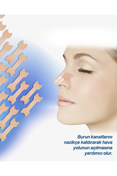 StopEver Nasal Plast Burun Plasteri - Normal Boy 6 Adet (6x10 Plaster)