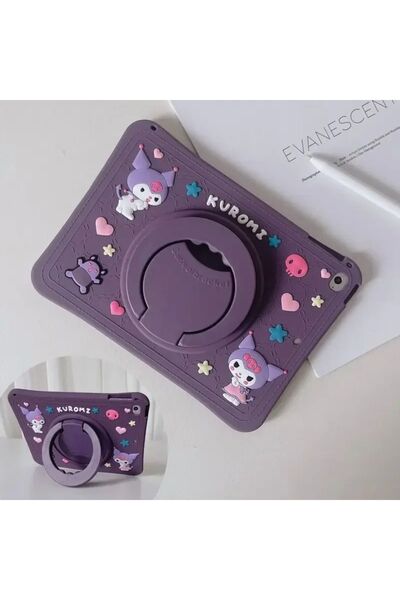 UnDePlus iPad 11Th Generation A16 11Inch/10Th Generation 10.9Inch Compatible Case Kuromi Fun Children's Case with Stand