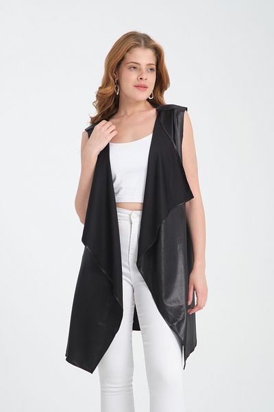 Dejabrew Jeans Leather Vest A054-1