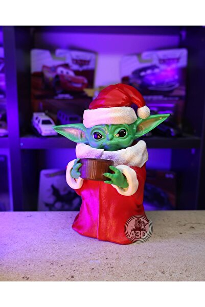 ATÖLYE3D Star Wars Baby Yoda Yılbaşı