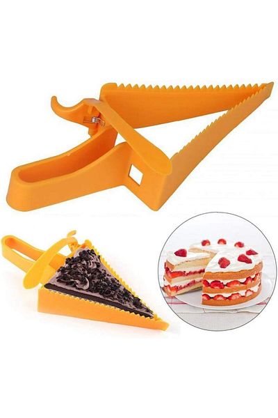 co arma Adjustable Slice Cake Cutter, Plastic Triangle Cake Cutter
