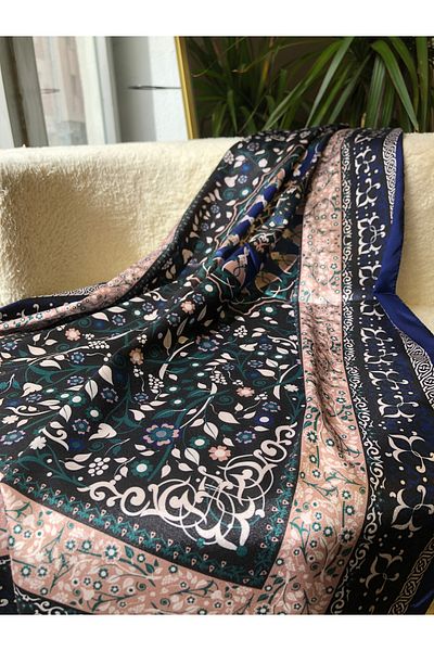 Neva Voile Silk Shawl, Ethnic Pattern Voile Silk Shawl