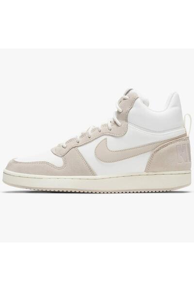Nike Court Borough Mid Kadın Spor Ayakkabı Krem