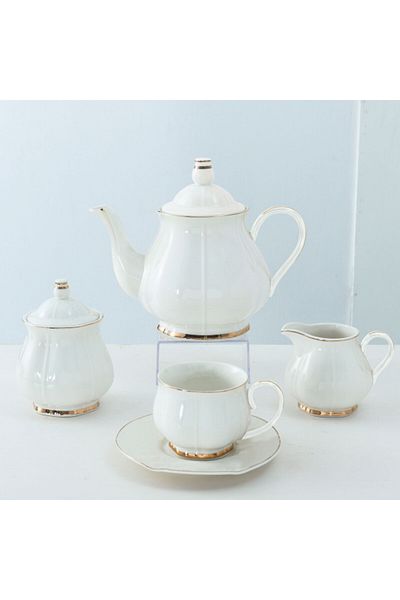 Bien Servi 13-Piece Elegant Design High Quality English Tea Set