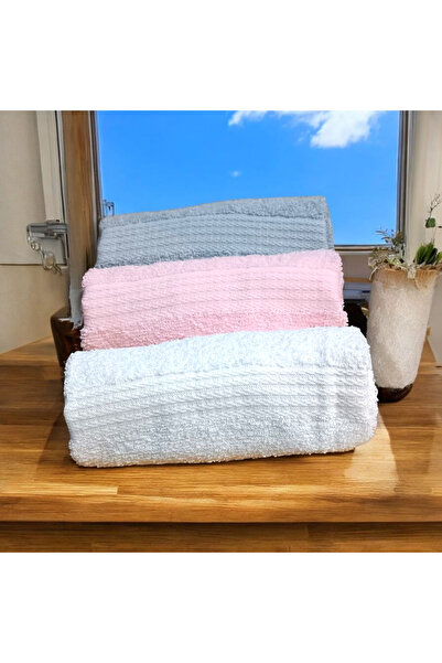 NuBuTu Бавовняна рушник для рук і обличчя, 3 шт., кольоровий рушник для рук і обличчя, 50 X 85