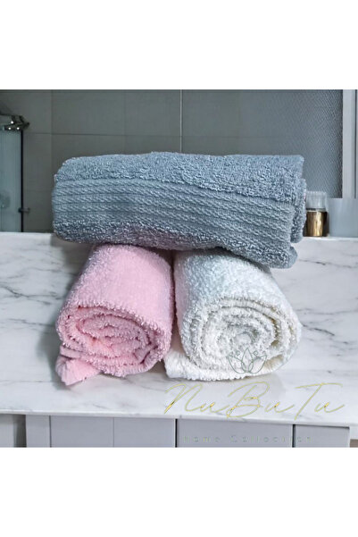 NuBuTu Бавовняна рушник для рук і обличчя, 3 шт., кольоровий рушник для рук і обличчя, 50 X 85