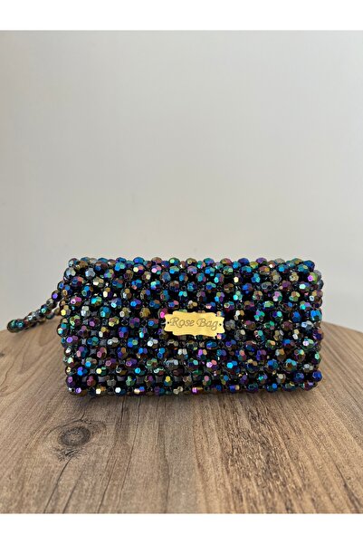 Rose Boncuk cüzdan rengarenk