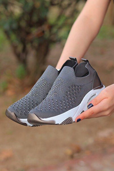 kajal ayakkabı DNR 203 Πλεκτά Πλεκτά Περίσταση Παπούτσια με Λεπτομέρεια