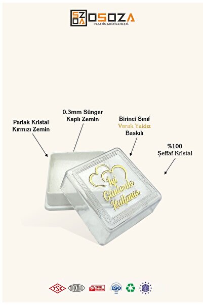 osoza Plastik Çeyrek Altın Kutusu