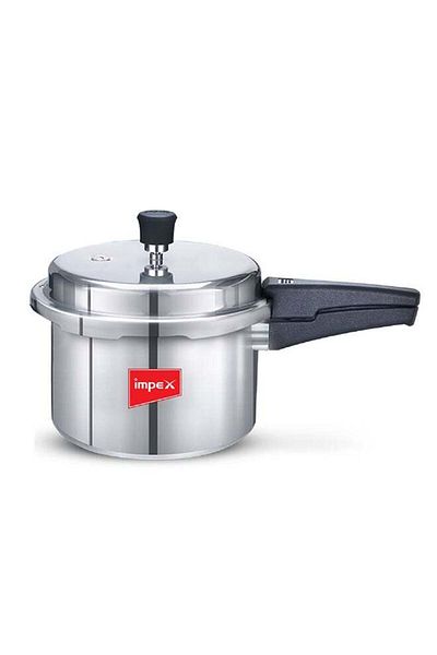 İMPEX PRESSULE COOKER 3LTR CAPACITY -OUTER LID  MADE IN INDIA - ALUMINIUM, GRVS SAFETY,ERGONOMIC HANDLE