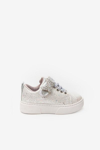 Le Mabelle White Butterfly Detailed Girl's Sports Shoes