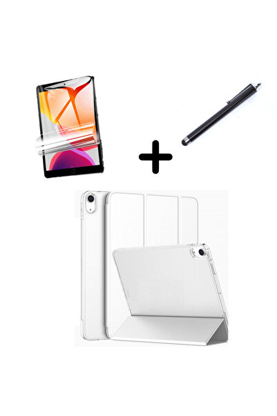 UnDePlus İpad 11.nesil A16 11inç/10.nesil 10.9inç Kılıf Set Pu Deri Smart Tab...