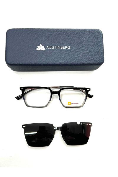 austinberg Austinberg G5115 C8 Polarized Clip-On Women's Sunglasses