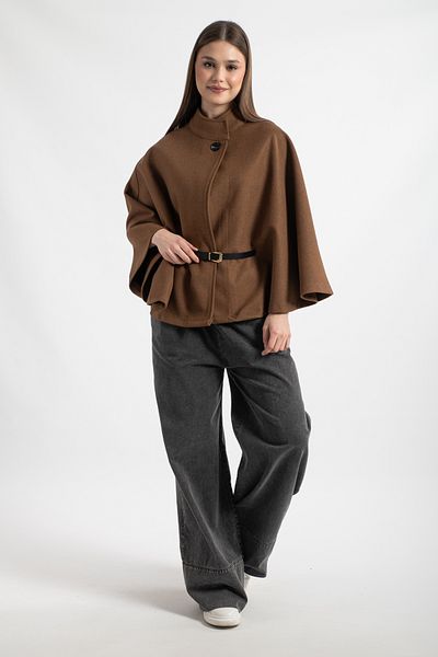 Hatun Atila Γυναικεία ζώνη με κασμίρ Cape Poncho