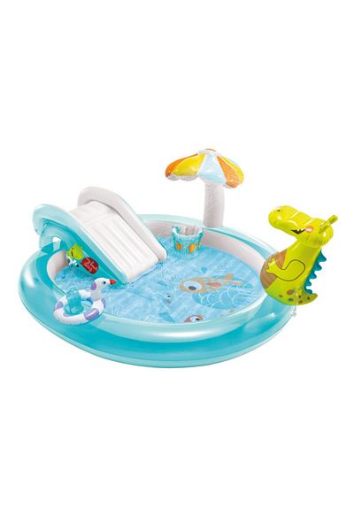 Intex Vinyl Inflatable Design Gator Play Center for 2 Years & Above