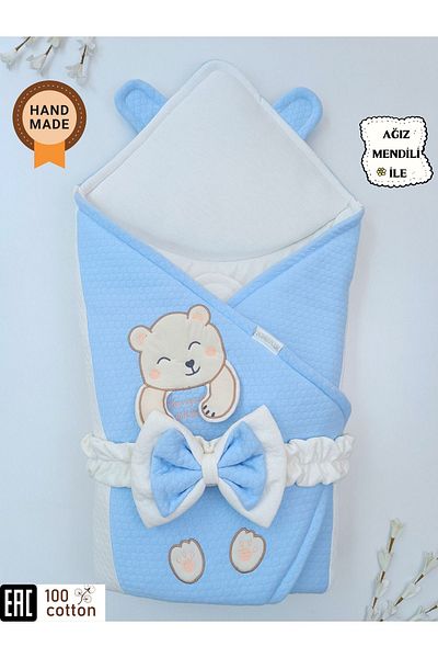 Tomuycuk Unisex Baby Swaddle - Olympic Honeycomb, Outer Swaddle Blanket, Hospital Exit Swaddle Blanket