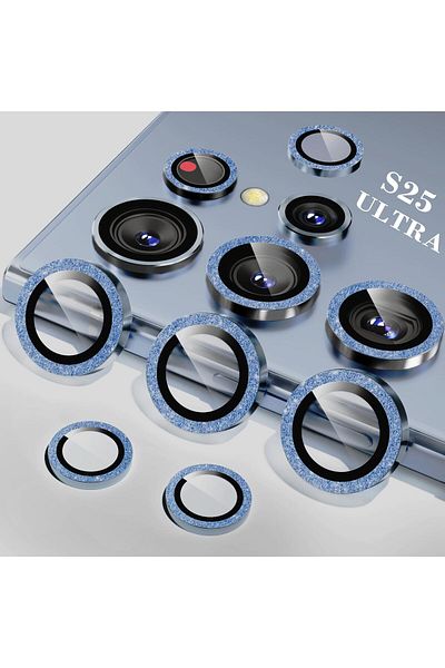 AWH lens for Samsung Galaxy S25 Ultra, Tempered Glass with Aluminum Edging, Anti-Scratch