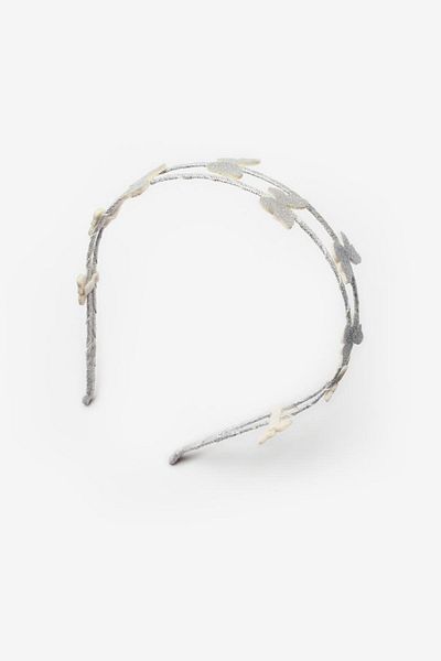 Le Mabelle Silver Little Butterfly Girl's Crown