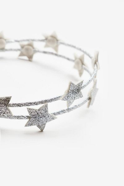 Le Mabelle Silver Little Star Girl's Crown