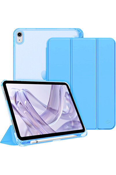 UnDePlus Apple Ipad 11.nesil A16 11inç/10.nesil 10.9inç Uyumlu Kılıf Flip Cover Kalem Bölmeli Pc Case