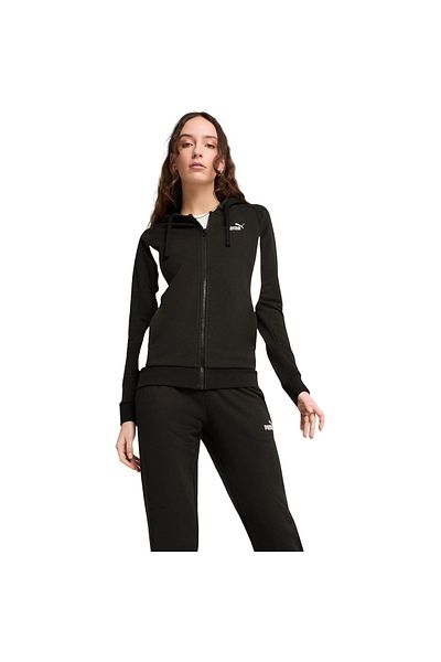 Puma Φόρμα Puma Φόρμα με κουκούλα Tr Cl, Μαύρο, Γυναικεία
