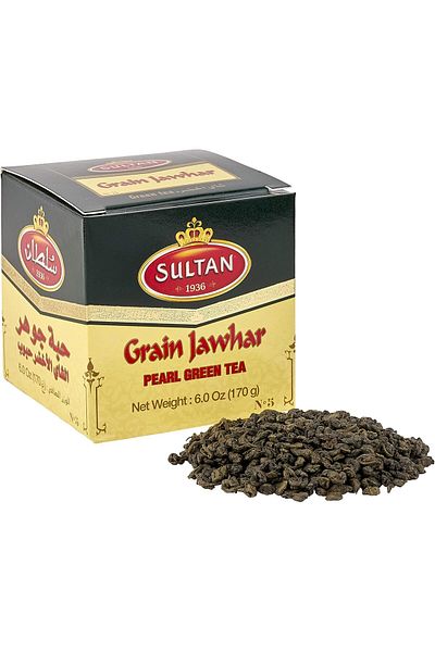 Sultan Moroccan Jawhar Loose Green Tea, Organic Herbal Teas 170g