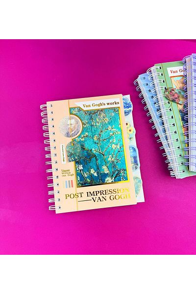 Gift Moda Caietul cu copertă hologramă Van Gogh