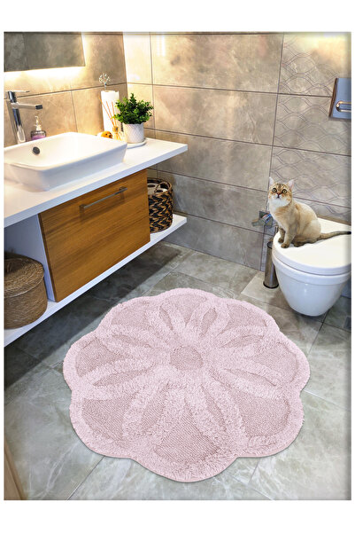 Cotton Crafty Pamuk Tafting Su Emici Banyo Paspası, Banyo Halısı LOTUS 100 x ...