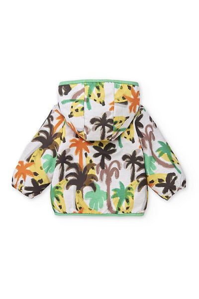 Tuc Tuc Boy's Beige Palm Raincoat -11369949