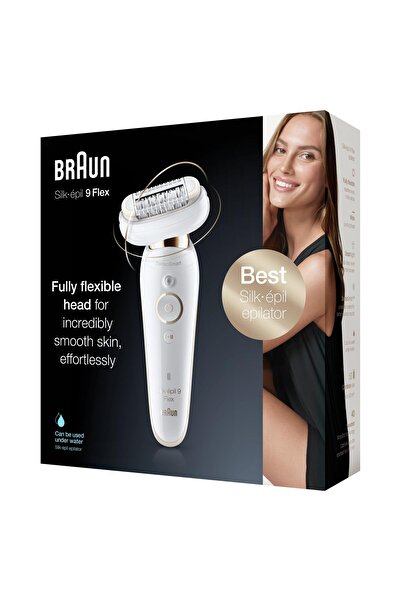 Brawn BRAUN حقيبة السفر اللاسلكية Silk-épil 9 Flex 9001 لآلة إزالة الشعر الرطبة والجافة الاصلي