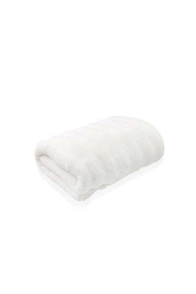 The Mia Πετσέτα μπάνιου Fine Cotton Λευκή 140x70 εκ