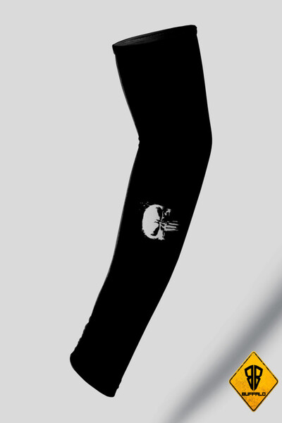 Buffalo Giyilebilir Kol Dövmesi Çorap Dövme 3D Baskılı Kol Bacak Dövme Sağ Kol