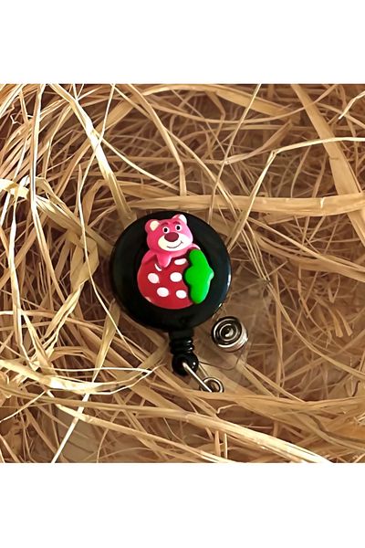 yoyo Teddy Bear Name Badge Name Badge Holder