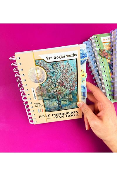 Gift Moda Caietul cu copertă hologramă Van Gogh