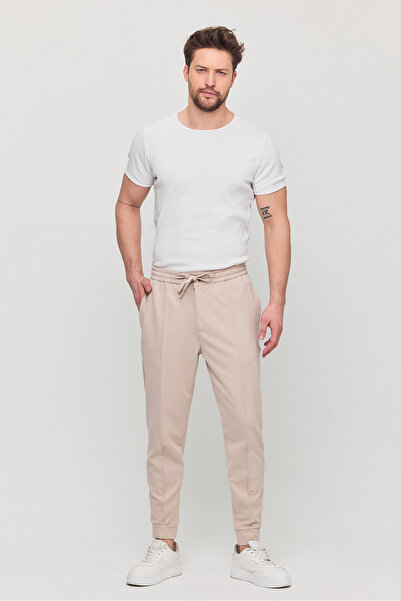 YXC Trend Maker Ανδρικό παντελόνι Jogger με λεπτή εφαρμογή με ελαστική μέση με φερμουάρ Lycra