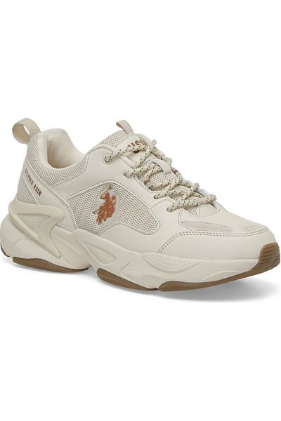 U.S. Polo Assn. U.S. Polo Assn MAYBE WMN 5FX Bej Kadın Sneaker Ayakkabı