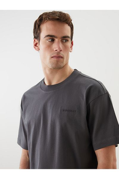 LC Waikiki Crew Neck Printed Combed Cotton Men's T-Shirt