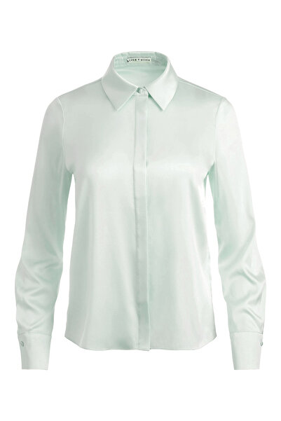 Alice + Olivia Slim Fit Buttoned Shirt