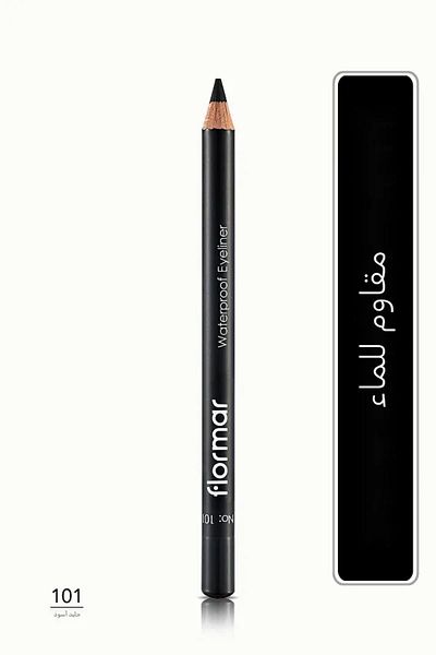 Flormar Flormar Waterproof Eye Liner with Matte Finish (BLACK) - Waterproof Eyeliner - 101 Black Ice